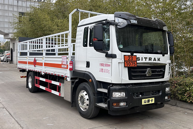 gas cylinder transport vehicle