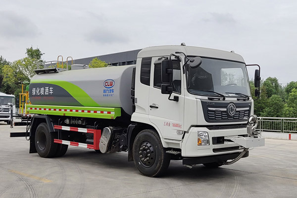 Dongfeng Tianjin 12m³ multifunctional green sprinkler truck water truck