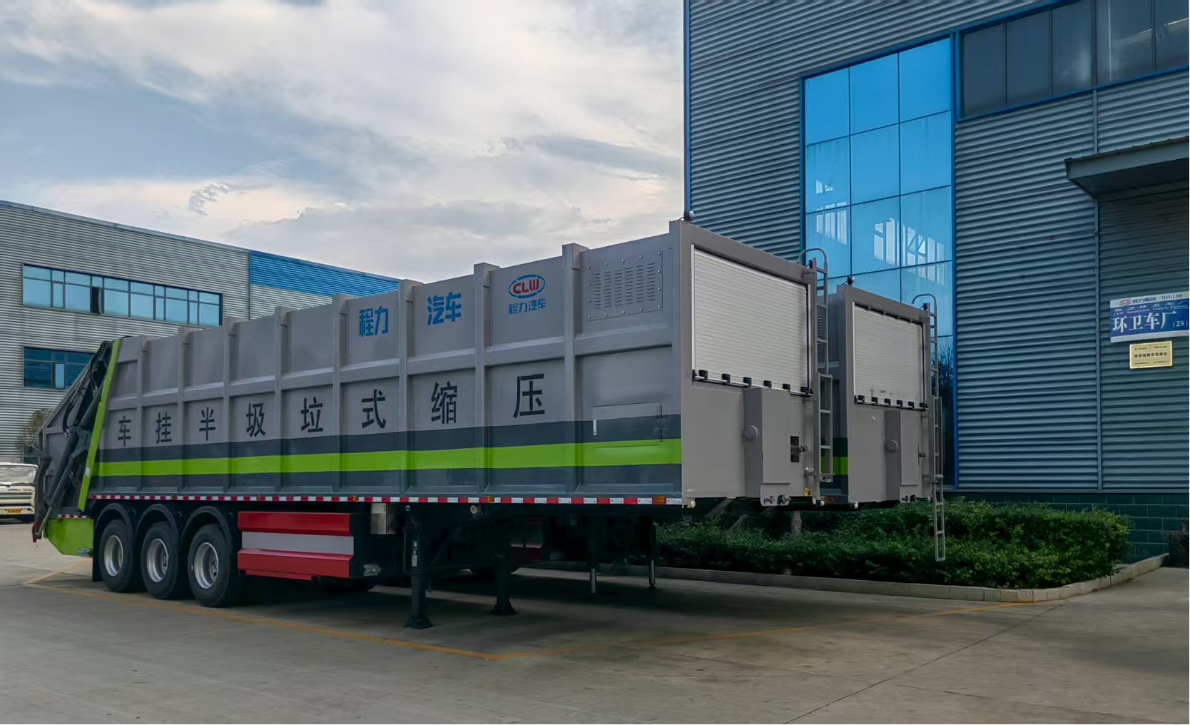 47 m³ Semi-trailer Compactor Garbage Truck
